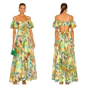 STAUD Coliseum Maxi Dress in Capri Free